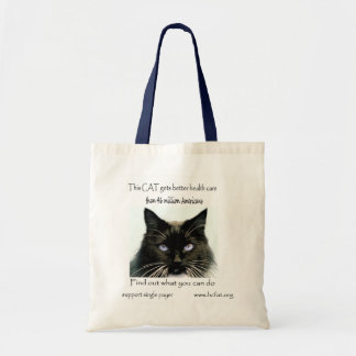 Katze erhält besseres Gesundheitswesen 1 6 x 6 Tragetasche