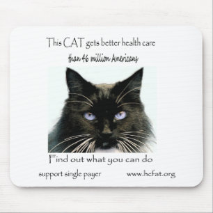 Katze erhält besseres Gesundheitswesen Mousepad