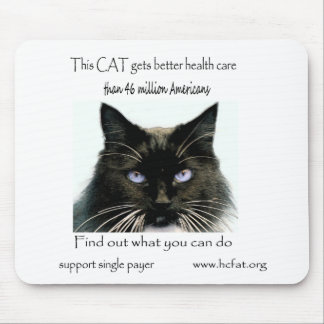 Katze erhält besseres Gesundheitswesen Mousepad