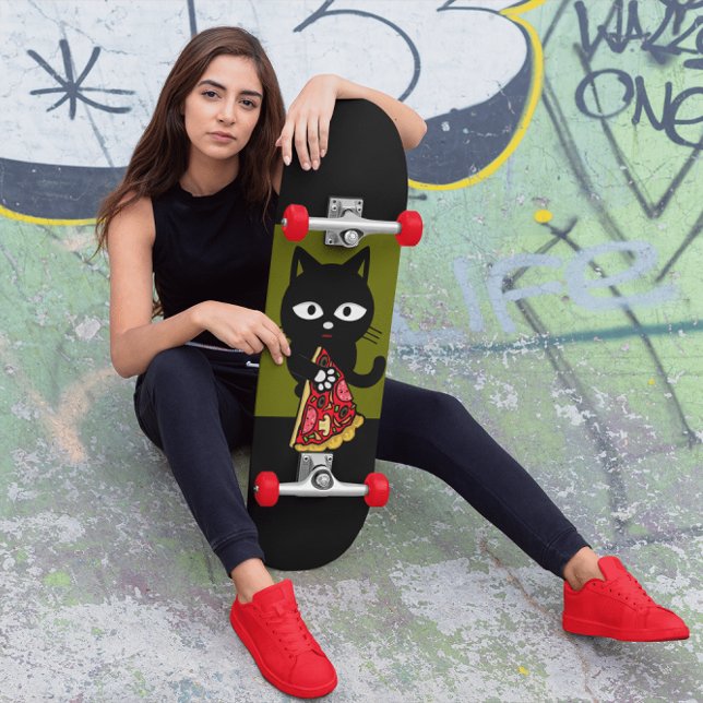 KATZE ESSEN PIZZA SKATEBOARDS SKATEBOARD (Von Creator hochgeladen)