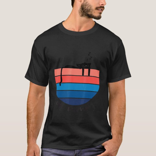 Katze    Ew  Morgens T-Shirt (Vorderseite)