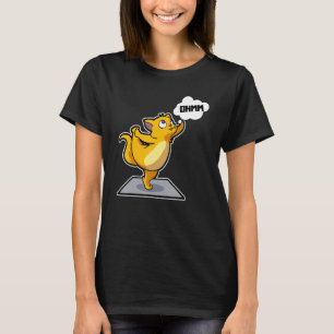 Katze Faultier Yoga-Posen Sportturnen Ohm Herzschl T-Shirt