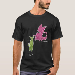 Katze+Fische T-Shirt
