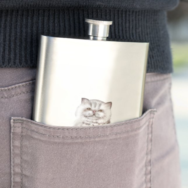 Katze Flachmann (Beispiel)