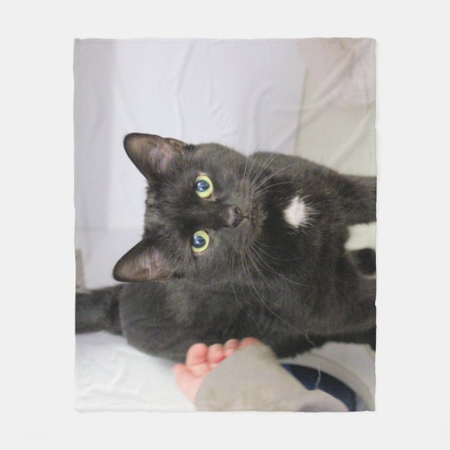 Katze Fleecedecke (Vorderseite)