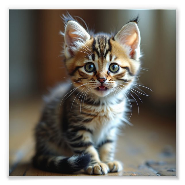 Katze Fotodruck (Vorne)