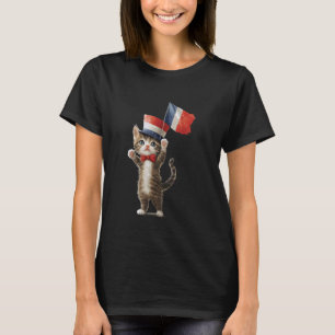 Katze Frankreich T-Shirt