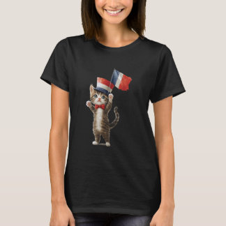 Katze Frankreich T-Shirt
