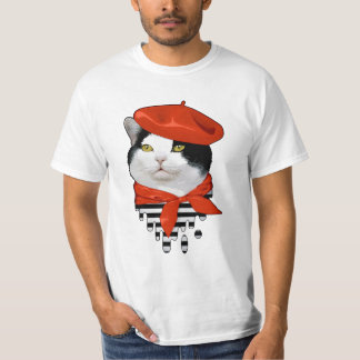 Katze Franzose T-Shirt