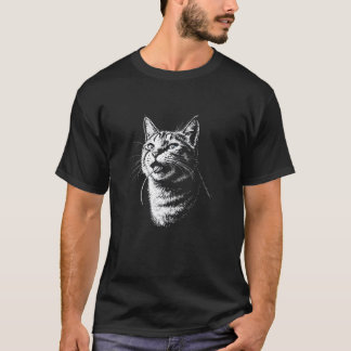 Katze frisst eine Maus, Cool Trendy Lustige Antiso T-Shirt