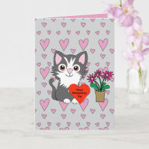 Katze Frohes Meowentines Tag