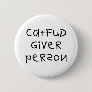Katze Fud Geber-Person Button