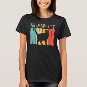 Katze für Frauen Mama Black Cat Person Katze Katze T-Shirt