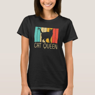 Katze für Frauen Mama Black Cat Person Katze Katze T-Shirt