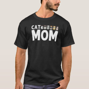 Katze für Mama Frauen Süße Katze Haustiere Tiere T-Shirt
