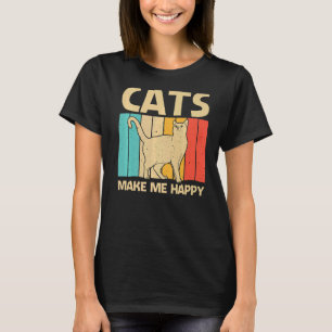 Katze für Männer Frauen Katze Haustier T-Shirt