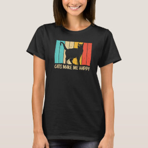 Katze für Männer Frauen Schwarze Katze Katzenliebh T-Shirt