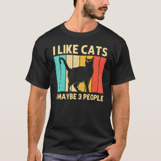 Katze Für Männer Frauen Schwarze Katze Katzenliebh T-Shirt