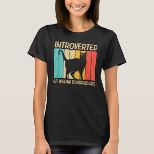 Katze für Männer Frauen Schwarze Katze Katzenliebh T-Shirt