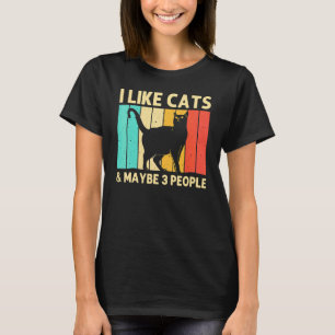 Katze für Männer Frauen Schwarze Katze Katzenliebh T-Shirt
