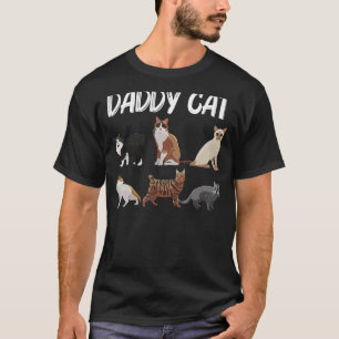 Katze für Männer Vater Katze Katze Katze Katze Kat T-Shirt