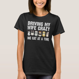 Katze für Männer Vater Süße Katze Haustiere Tiere T-Shirt