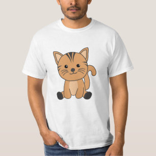 Katze Fur Nase Kätzchen Niedliche Tiere für Kinder T-Shirt