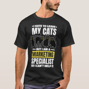 Katze für Online-Marketing-Spezialist 1 T-Shirt