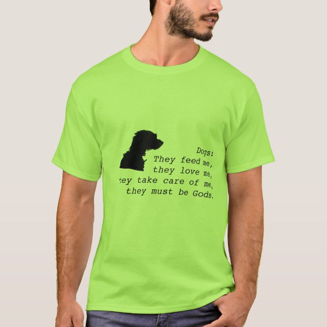 Katze gegen Hund T-Shirt (Vorderseite)