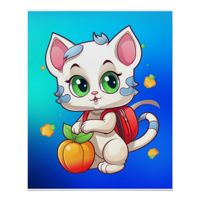 Katze geht zur Schule-85241 Poster (Vorderseite)