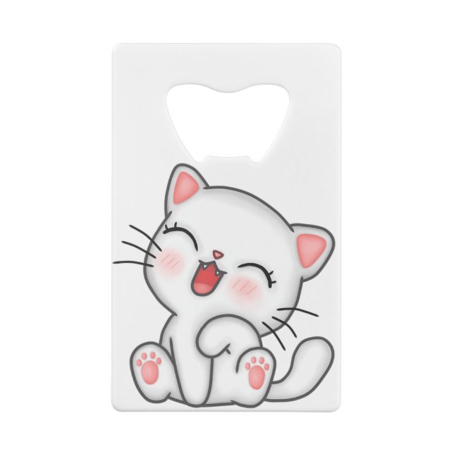 Katze Geldbeutel Flaschenöffner (Rückseite)