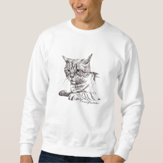 Katze, gestört sweatshirt
