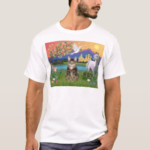Katze -(Getigert) - Fantasieland T-Shirt