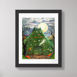 KATZE-GHOSTEN IN NEUN LEBENS FRIEDHOF, SPOOKY FOLK POSTER