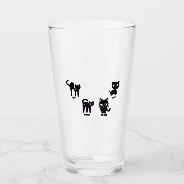 Katze Glas (Vorderseite)