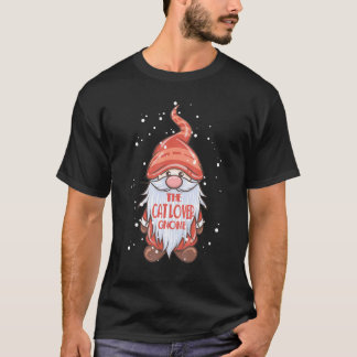 Katze Gnom Passende Familien Gruppen Weihnachtsfe T-Shirt