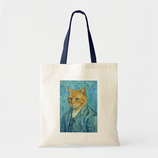 Katze Gogh Tragetasche (Vorne)