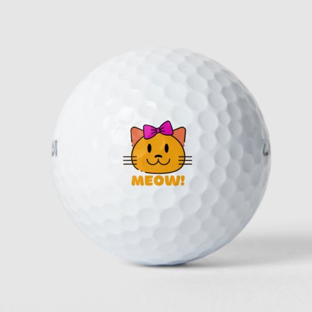 Katze Golfball (Vorderseite)
