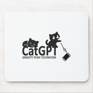 Katze Gpt Gravity Push Techniker _1 Mousepad