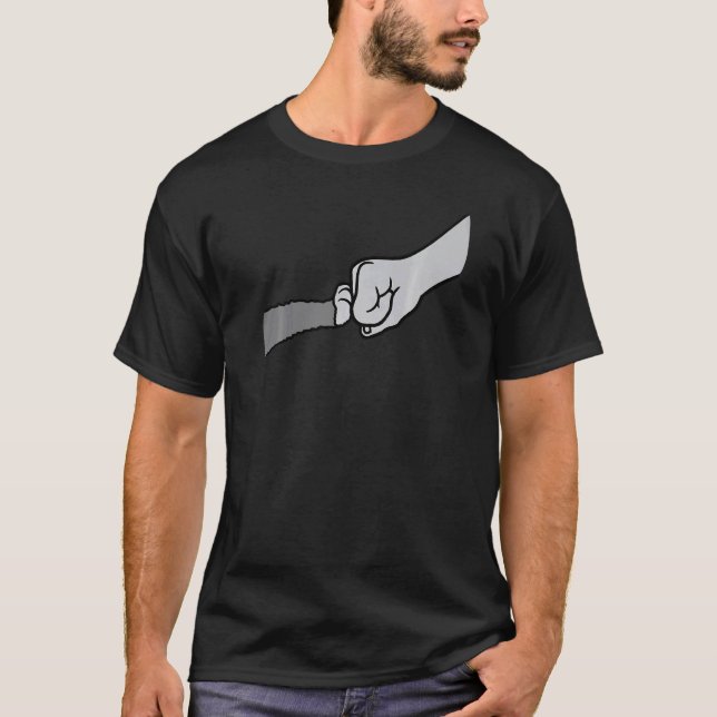 Katze Grüßung T-Shirt (Vorderseite)