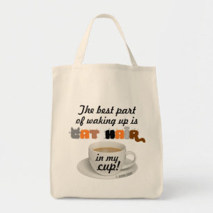 Katze Haare in meinem Cup! Humorales Cat Lover Leb Tragetasche