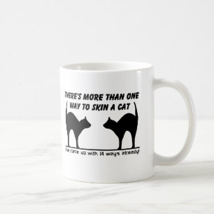 Katze häuten lustiger Becher Humor Tasse