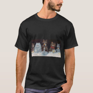 Katze Hochzeit, Ehe, Braut, Louis Wain T-Shirt