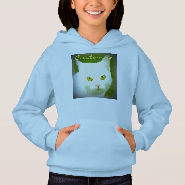 Katze Hoodie (Vorderseite)