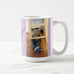 Katze Hund Happy Place Foto Kaffeetasse