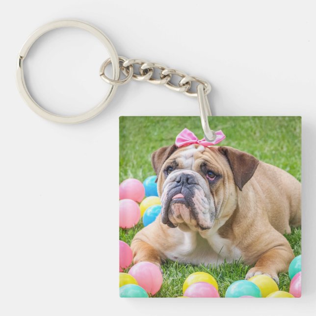 Katze, Hund, Haustier Foto Personalisierte Schlüss Schlüsselanhänger (Vorderseite)