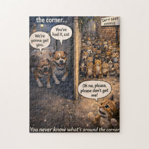 Katze/Hund Puzzle/lustige Kunst/Katze und Hund Puzzle