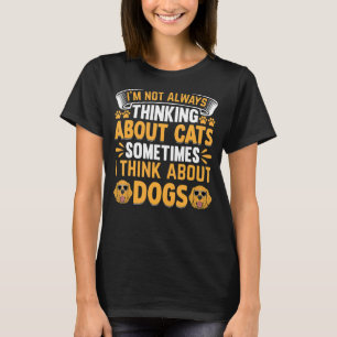Katze Hundebesitzer I Katzen und Hund T-Shirt