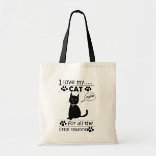 Katze Ich Liebe Meine Katze Tragetasche