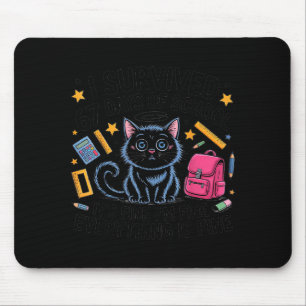 Katze ich überlebte 67 Tage von Schullehren Schüle Mousepad